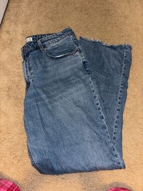 Abercrombie Curve Love High Rise Relaxed Jeans 33L